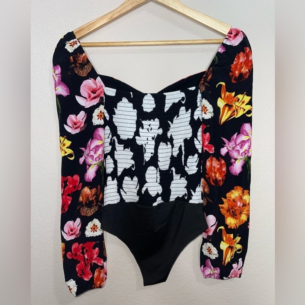 Desigual M. Christian Lacroix Floral Bodysuit Size XS NWT - Picture 10 of 11